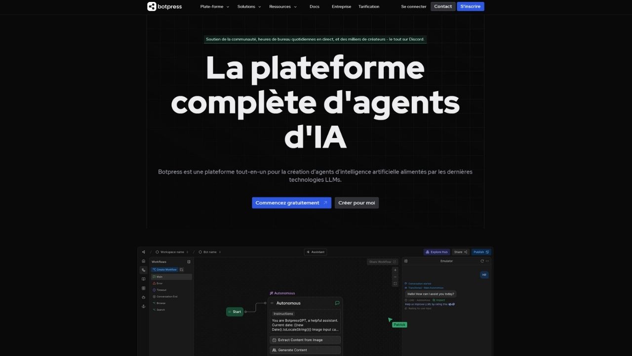 botpress avis et présentation