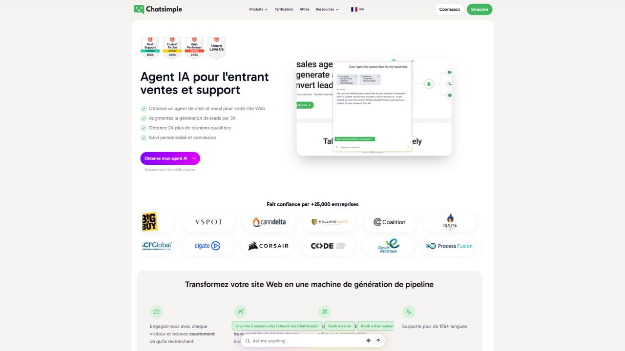 chatsimple agent ia